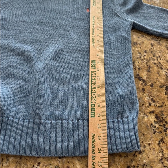 Ralph Lauren Sport Blue Turtleneck Sweater 100 % Cotton women's large‎ - Picture 5 of 6
